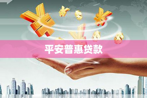 西丰平安普惠贷款