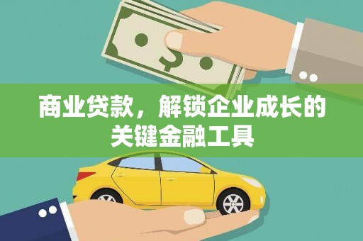 西丰商业贷款，解锁企业成长的关键金融工具