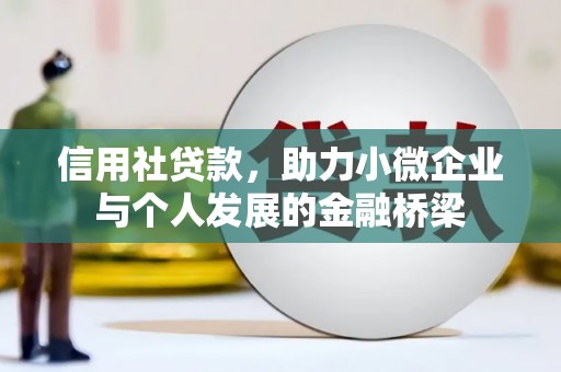 西丰信用社贷款，助力小微企业与个人发展的金融桥梁