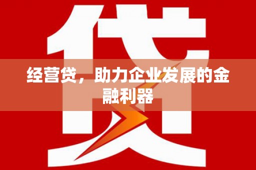 西丰经营贷，助力企业发展的金融利器