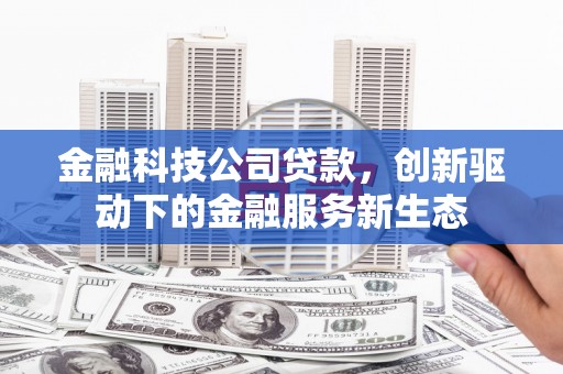 西丰金融科技公司贷款，创新驱动下的金融服务新生态