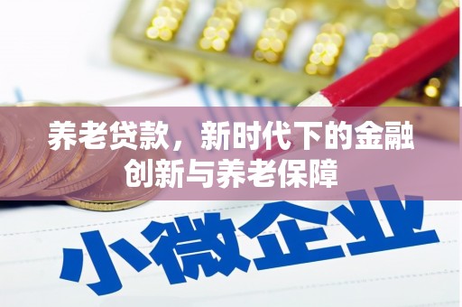 西丰养老贷款，新时代下的金融创新与养老保障