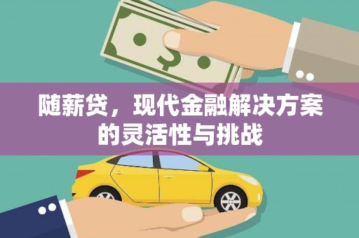 西丰随薪贷，现代金融解决方案的灵活性与挑战