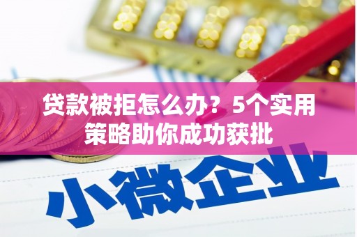 西丰贷款被拒怎么办？5个实用策略助你成功获批