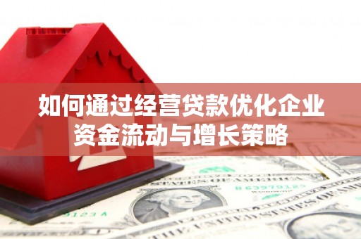 西丰如何通过经营贷款优化企业资金流动与增长策略