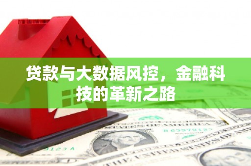 西丰贷款与大数据风控，金融科技的革新之路