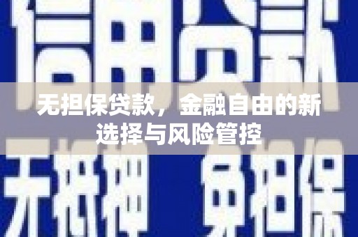西丰无担保贷款，金融自由的新选择与风险管控