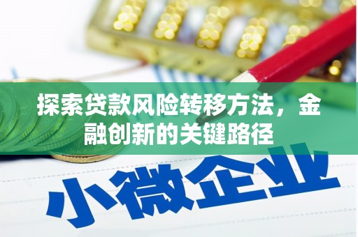 西丰探索贷款风险转移方法，金融创新的关键路径