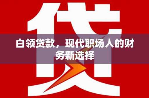 西丰白领贷款，现代职场人的财务新选择