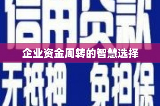 西丰企业资金周转的智慧选择