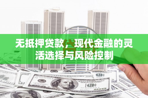 西丰无抵押贷款，现代金融的灵活选择与风险控制