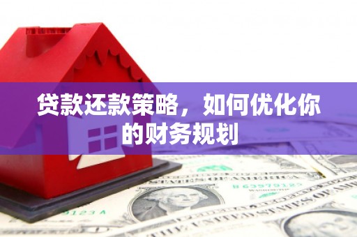 西丰贷款还款策略，如何优化你的财务规划