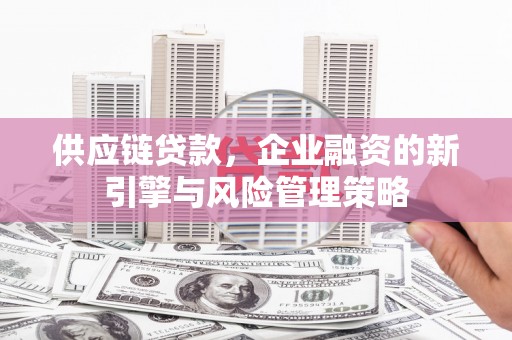 西丰供应链贷款，企业融资的新引擎与风险管理策略