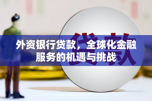 西丰外资银行贷款，全球化金融服务的机遇与挑战