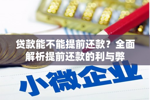 西丰贷款能不能提前还款？全面解析提前还款的利与弊