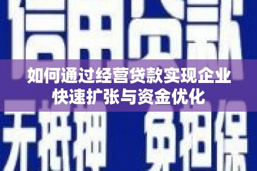 西丰如何通过经营贷款实现企业快速扩张与资金优化