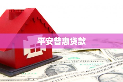 西丰平安普惠贷款