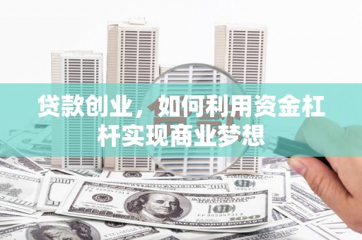 西丰贷款创业，如何利用资金杠杆实现商业梦想