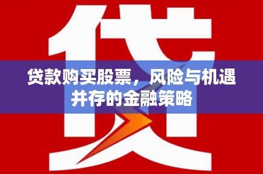 西丰贷款购买股票，风险与机遇并存的金融策略